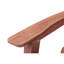 Chaise de patio surdimensionnée - en bois avec construction stable pour le jardin, la cour, le porche et les terrasses