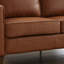 Canapé de 72,8 po de largeur en similicuir moderne et ultra doux avec dossier large (ensemble de 2)-164485374
