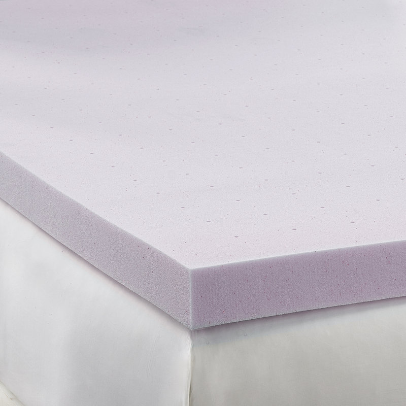 Spence Extra-long Twin 2'' Memory Foam Mattress Topper, Twin