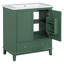 Bathroom Vanity With Sink, Modern Bathroom Cabinet With Shelf, Doors And Drawer