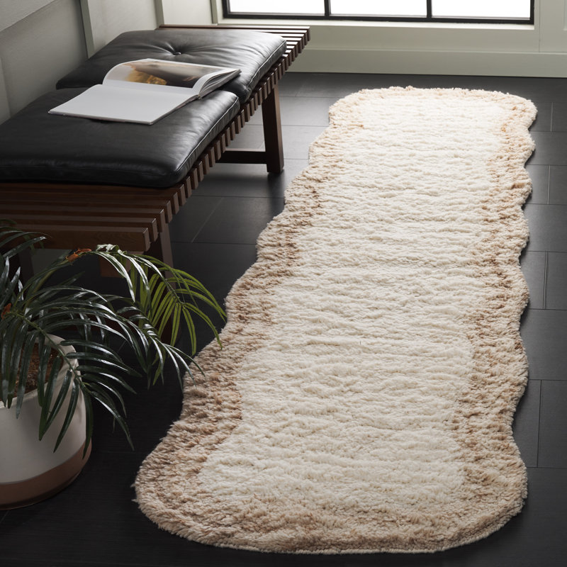 Tapis en laine touffeté Vermont, Tapis de couloir 2 pi 3 po x 8 pi