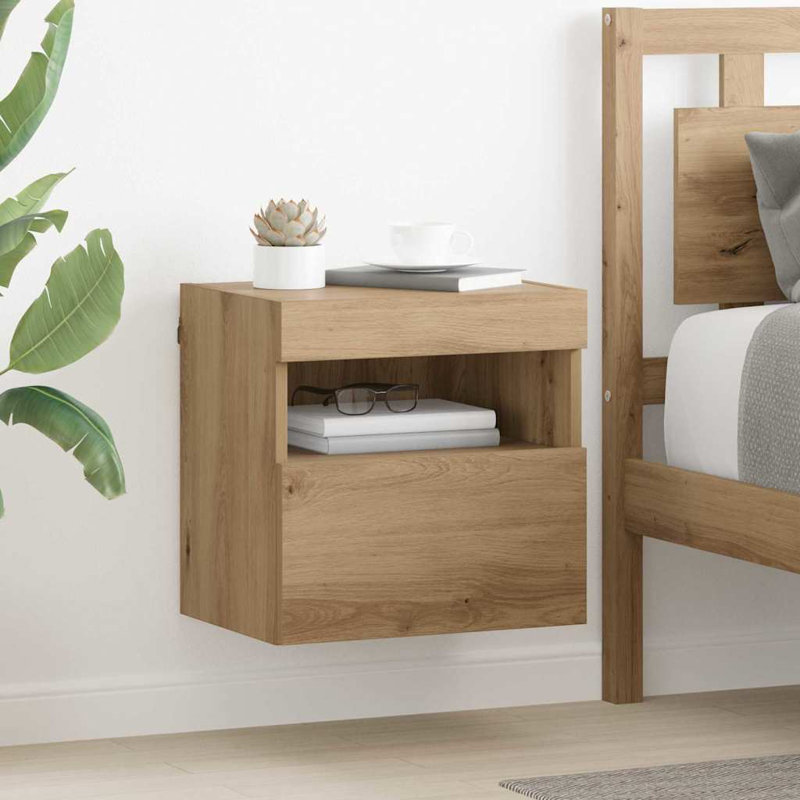 Unfinished TV Stand for TVs up to 24", Artisan Oak