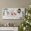«Folk Snowman Forest Collection», toile tendue avec châssis de qualité supérieure - prête à être accrochée-1352184076