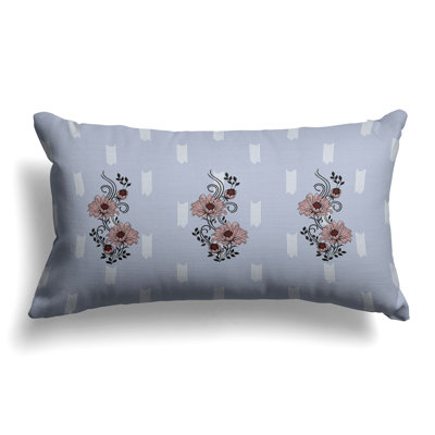 Floral Luminosity  Rectangular Throw Pillow