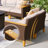 Argyri Rattan Swivel Patio Chair with Cushions-1435847594