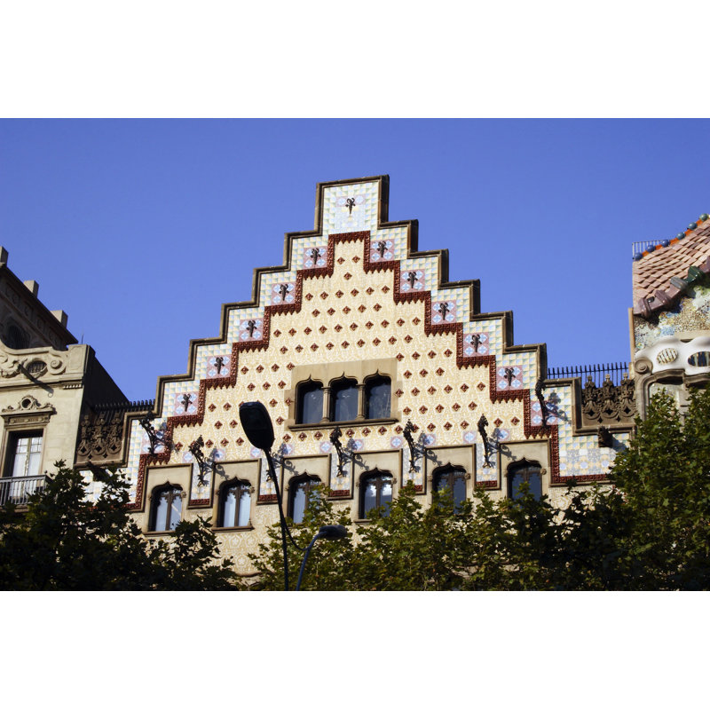 Casa Amatller by Fotoimagic - Wrapped Canvas Print, 30cm H x 46cm W