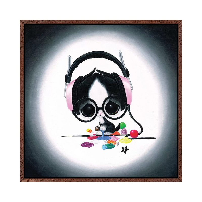 I Forgot To Mention I'm A Ghost by Sugar Fueled - Gallery-Wrapped Canvas Giclée, 45.72 cm H x 45.72 cm W, Classic Wood Framed