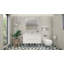 Ensemble de meuble-lavabo mural simple 47 po Korrina-651361097