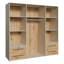 Minija 4 Door Manufactured Wood Wardrobe-2030194543
