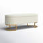 Banc de rangement moderne l 49,2 po Easthampton-1840127587