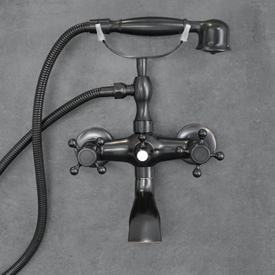 Leavitt Mixer Shower with Handheld Shower Head