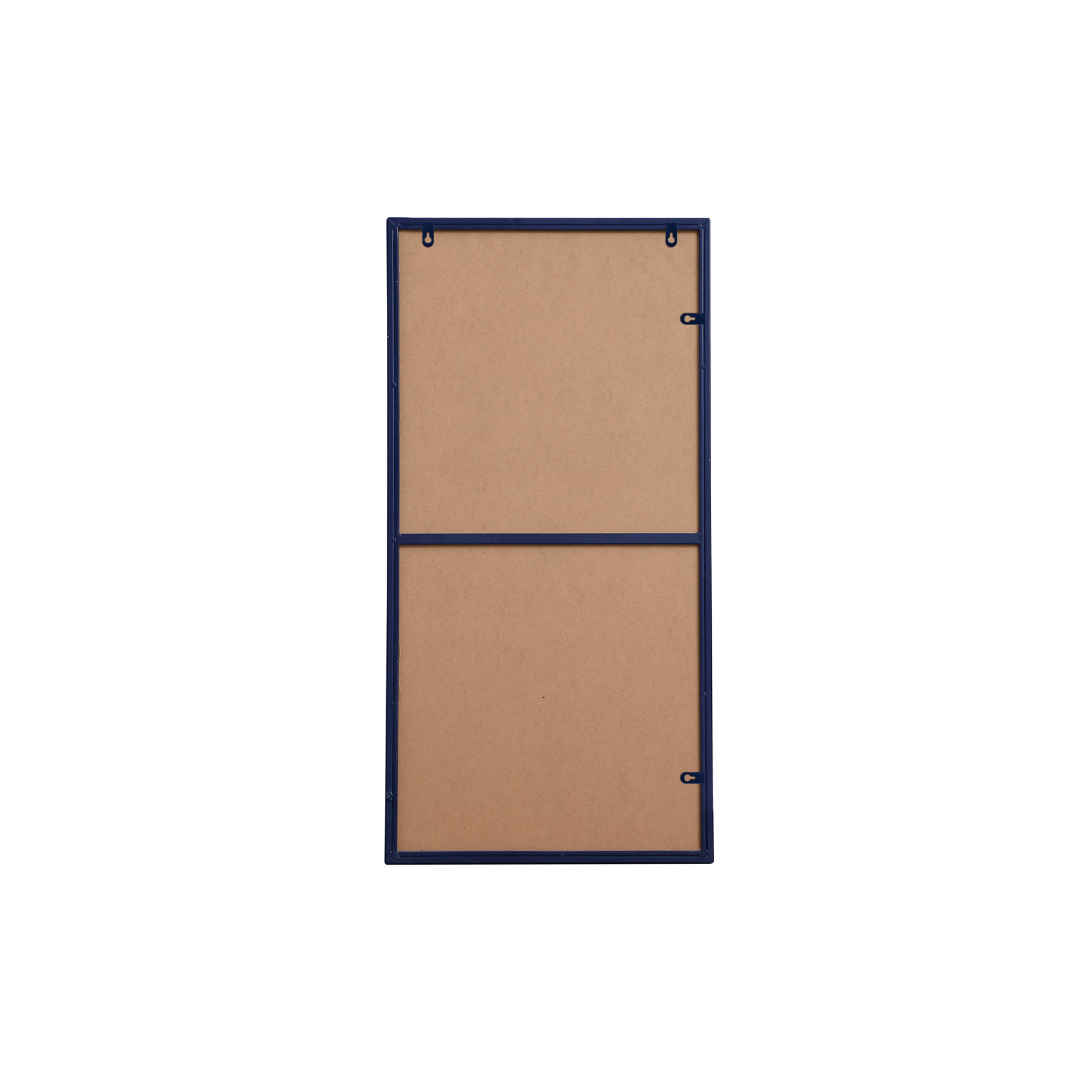 Sabine Metal Rectangle Wall Mirror, 36" x 18", Blue