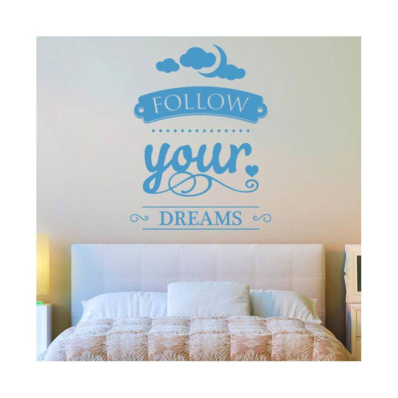 Wall Decal, Medium, Blue