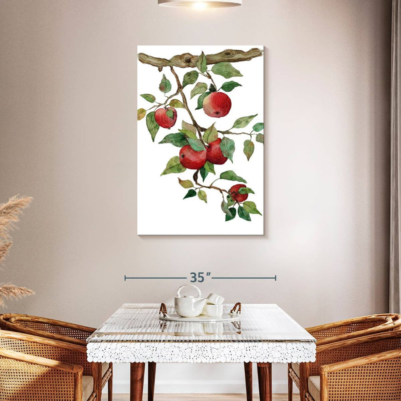 Yarlin Ripe Red Apples, 45" H x 30" W