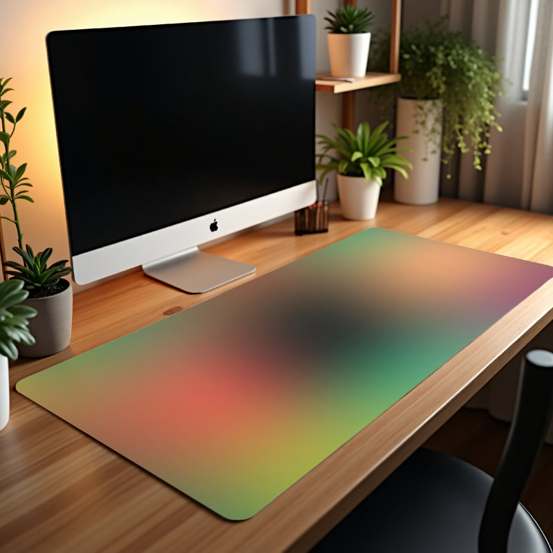 Polyester Desk Pad, 31.5x15.5