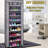 1 Large-capacity 10-layer Non-woven Shoe Rack, Movable Dust Removal