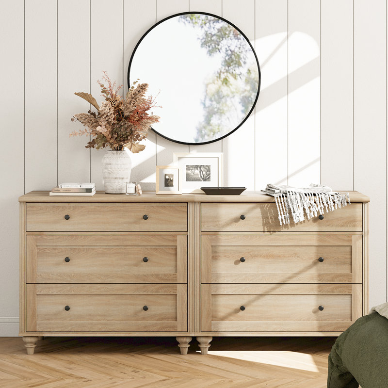 Commode de rangement Scarlett, Chêne / chêne