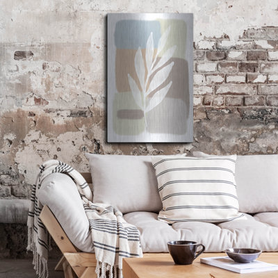 Art mural en métal Lark Manor ™ «Spa Botanical 2» par Linda Woods