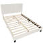 Lit plateforme gris avec lit gigogne simple TG pour une expérience de sommeil amusante-965299868