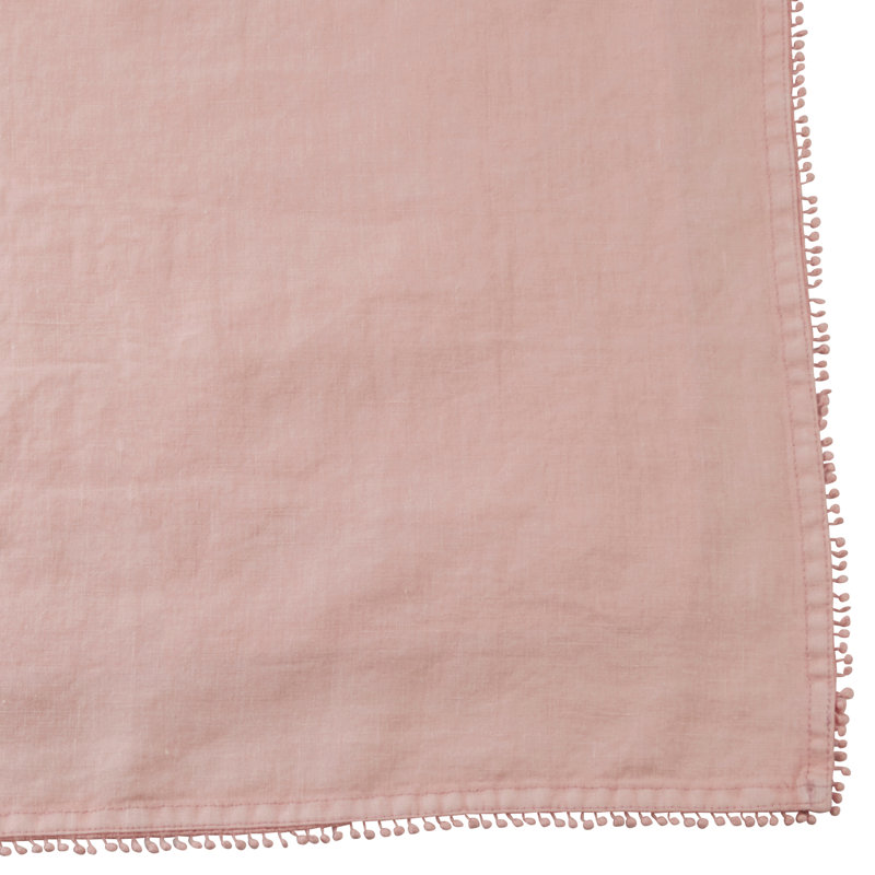Napperon Brigid PomPom 20 ", Rose