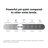 Cosmo 36 in. Lumin Collection Ducted Island Range Hood, Soft Touch Controls, Permanent Filters, LED Lights, Stainless Steel 668ICS Series