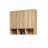 Set Of 3 Bathroom Floating Storage Side Cabinet With Open Storage For Small Space(11.82-Inch Width*3)-961767178
