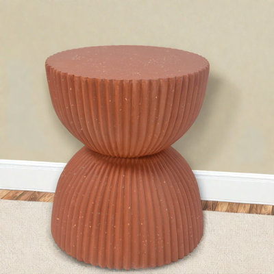 Concrete Top End Table