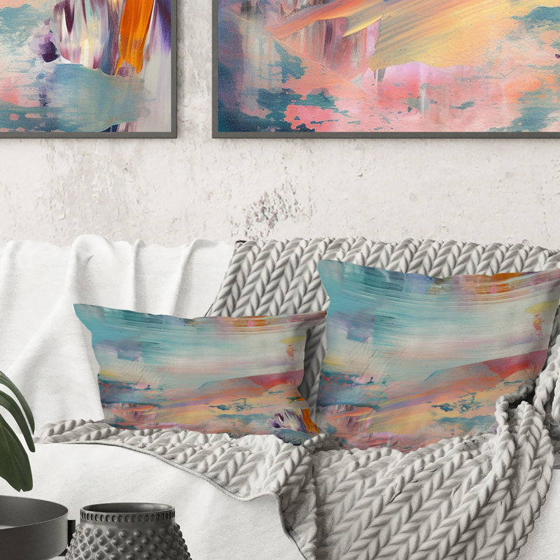 «Spring Miracles In Tender Retro Pastel I», reproduction de peinture abstraite