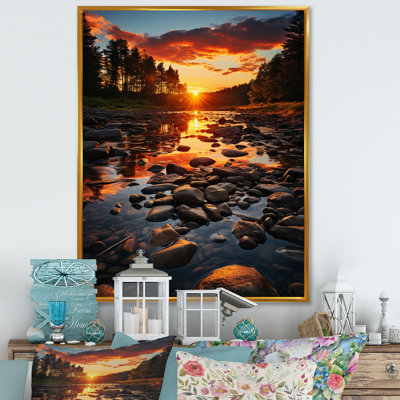 Kentucky Landscape River - Kentucky Canvas Print