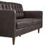 Exalt Tufted Vegan Leather Sofa-1721747063