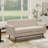 Carmencita 65" Linen Upholstered Square Arm Loveseat-995506502-995237777