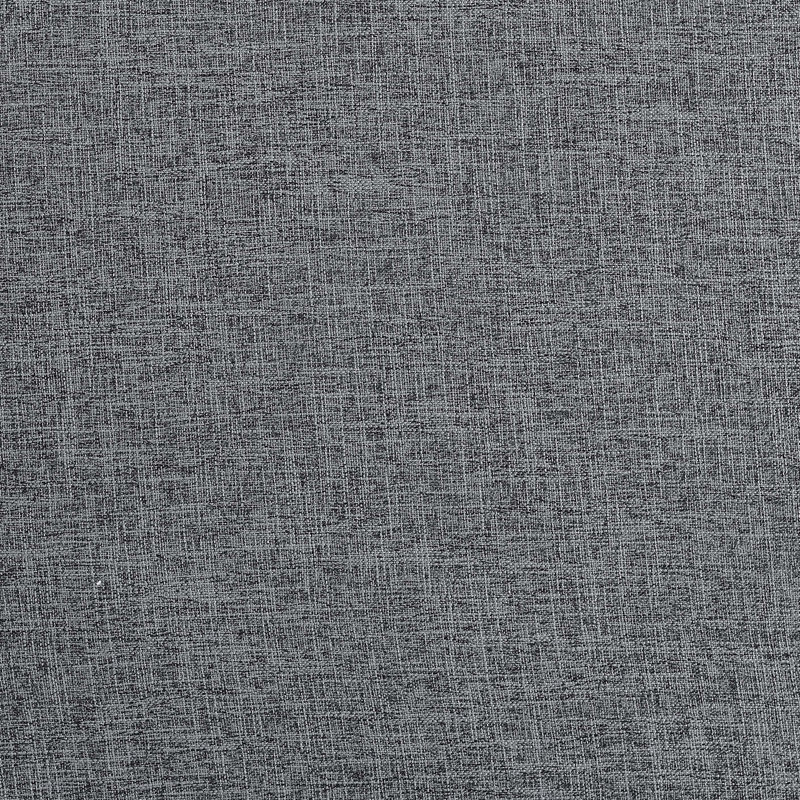 Canapé modulaire en lin rembourré avec pieds en métal, Dark Gray