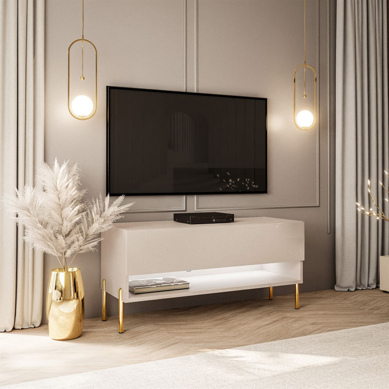Adebare TV Stand for TVs up to 42", Cashmere