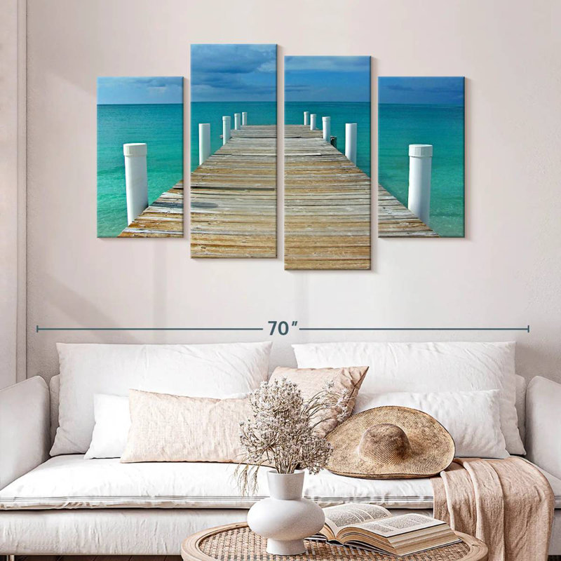 Turks Pier, H 32 po x l 52 po