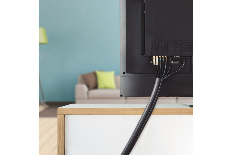 Minimalist TV Cable Management Tutorial - How to hide TV wires