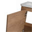Meuble-lavabo mural 36 po avec lavabo en céramique blanche et tablettes de rangement et 1 porte à fermeture en douceur, emballage KD, contreplaqué-1361871142