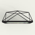 Topawa Black Metal Floater Picture Frame