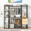 Garde-robe de style ouvert avec rails suspendus, tablettes et tiroirs-752053391