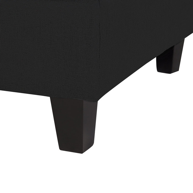 Wodella 6 Seater Corner Sofa , Black