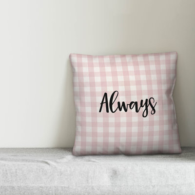 Plaid Throw Pillow