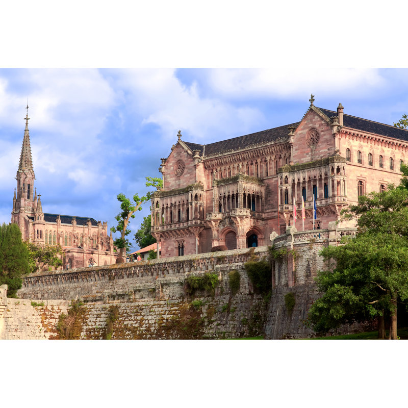 Palace Sobrellano, Comillas - Wrapped Canvas Print, 30cm H x 46cm W