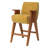Kyajah Upholstered Counter Stool with Arms-1326382099