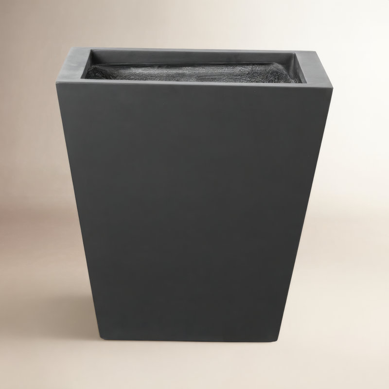 Koto Planter, 28" H x 28" W x 28" D, Black