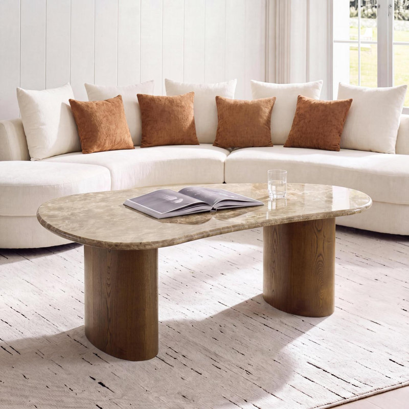 Table basse Organic Modern Felipe, Moka