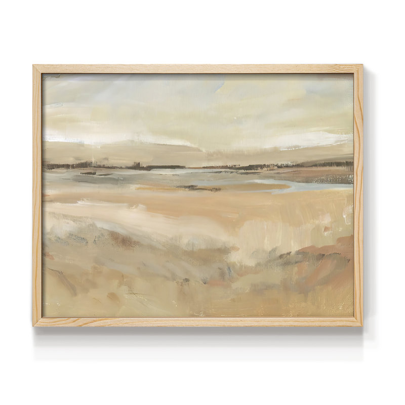 «Earth Tone Landscape II», reproduction encadrée, Naturel, H 16 po x l 20 po