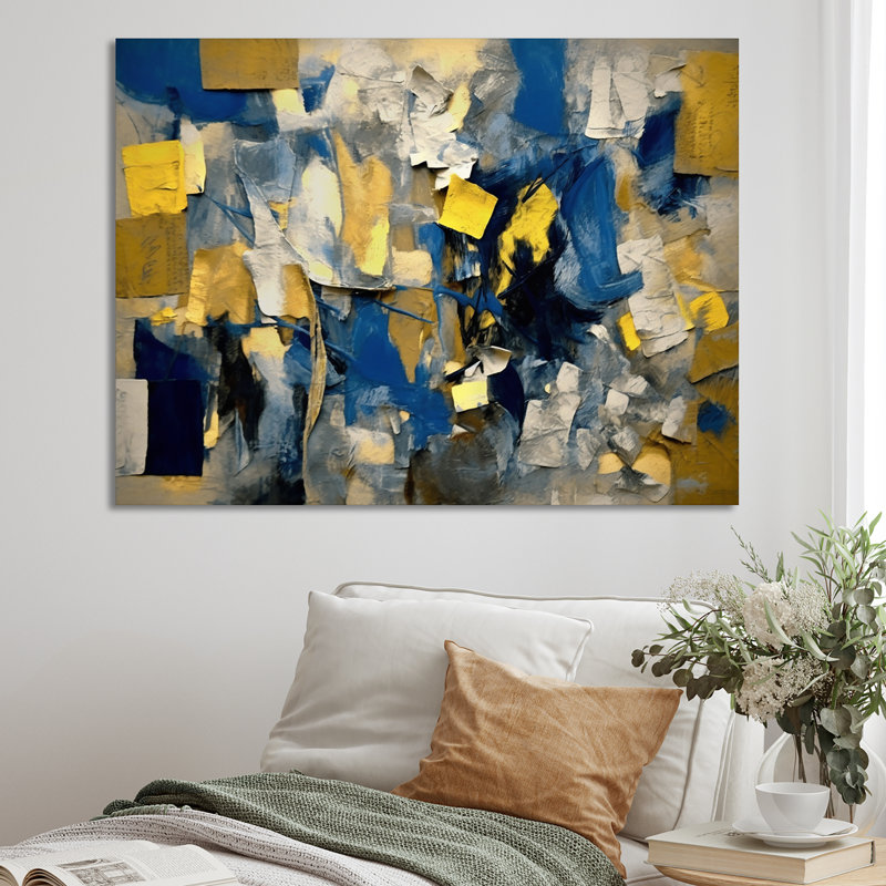 Jazz Interchange I - Impression, H 34 po x l 44 po x P 1,5 po, Toile tendue