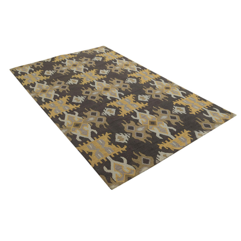 Tapis noir Otto