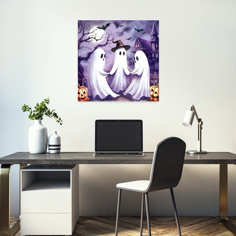 Arbre à chauve-souris contemporain abstrait, H 18 po x l 18 po