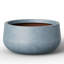 Grand pot à fleurs rond en pot 20 po intérieur / extérieur avec trou de drainage gris ardoise (intérieur amélioré)-1053037890-1053064300