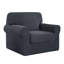Stretch Separate Box Cushion Armchair Slipcover-1446600111